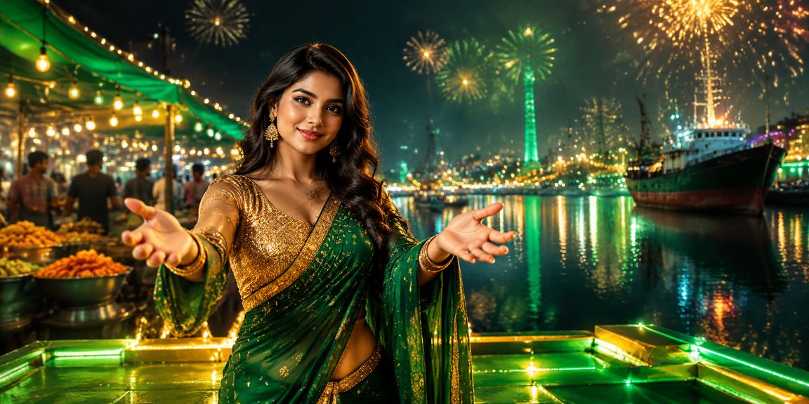 q777bet lottery scene at a Khulna night market